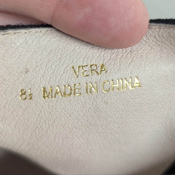 Sasha London Black Suede Vera Ankle Strap Pumps Low Heel Comfort Walking 8.5 - Picture 7 of 10